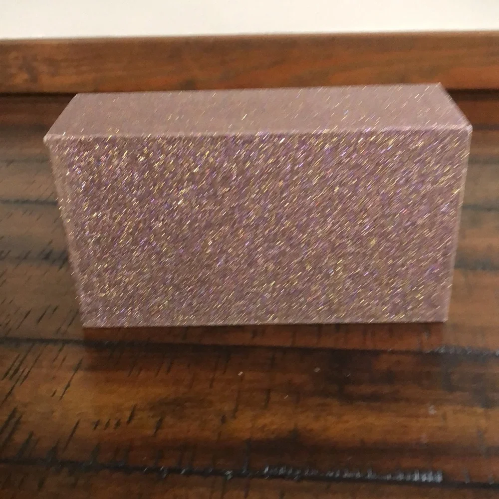 Anastasia Sparkling Orange and Brown Organizer Box